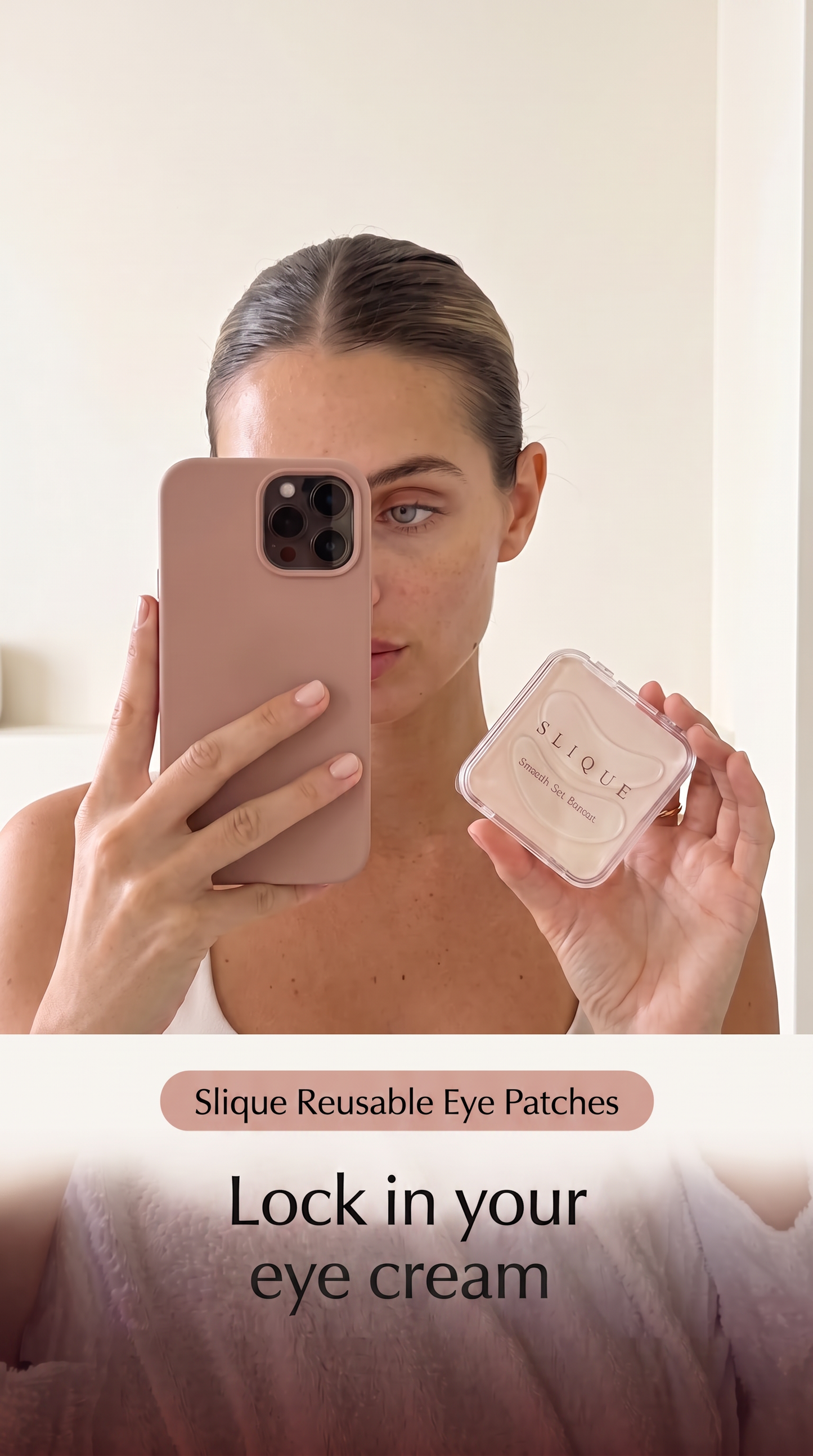 Slique Reusable Silicone Eye Mask